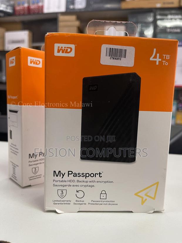 Wd 4tb My Passport External Hard Drive - thumbnail 4