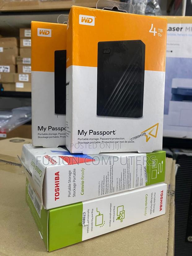 Wd 4tb My Passport External Hard Drive - thumbnail 3