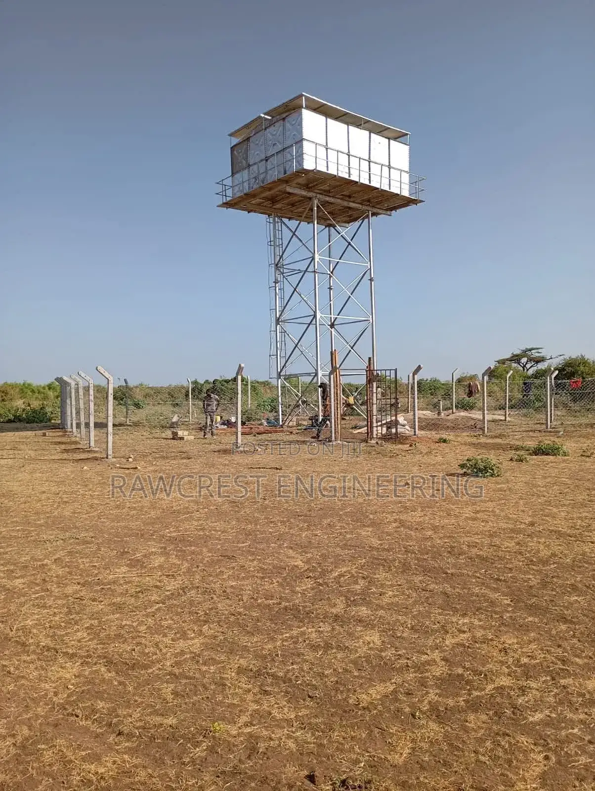 Steel Water Tower And Panel Tank Installation