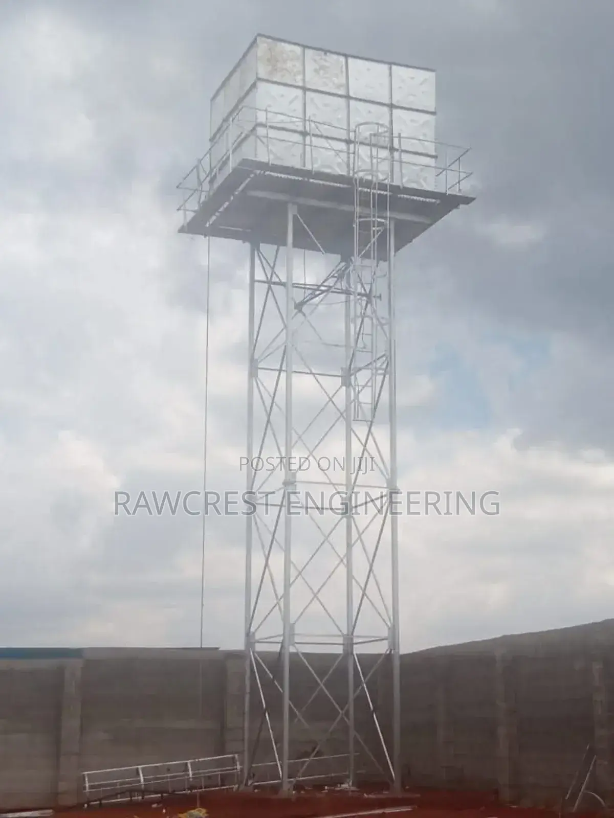 Steel Water Tower And Panel Tank Installation