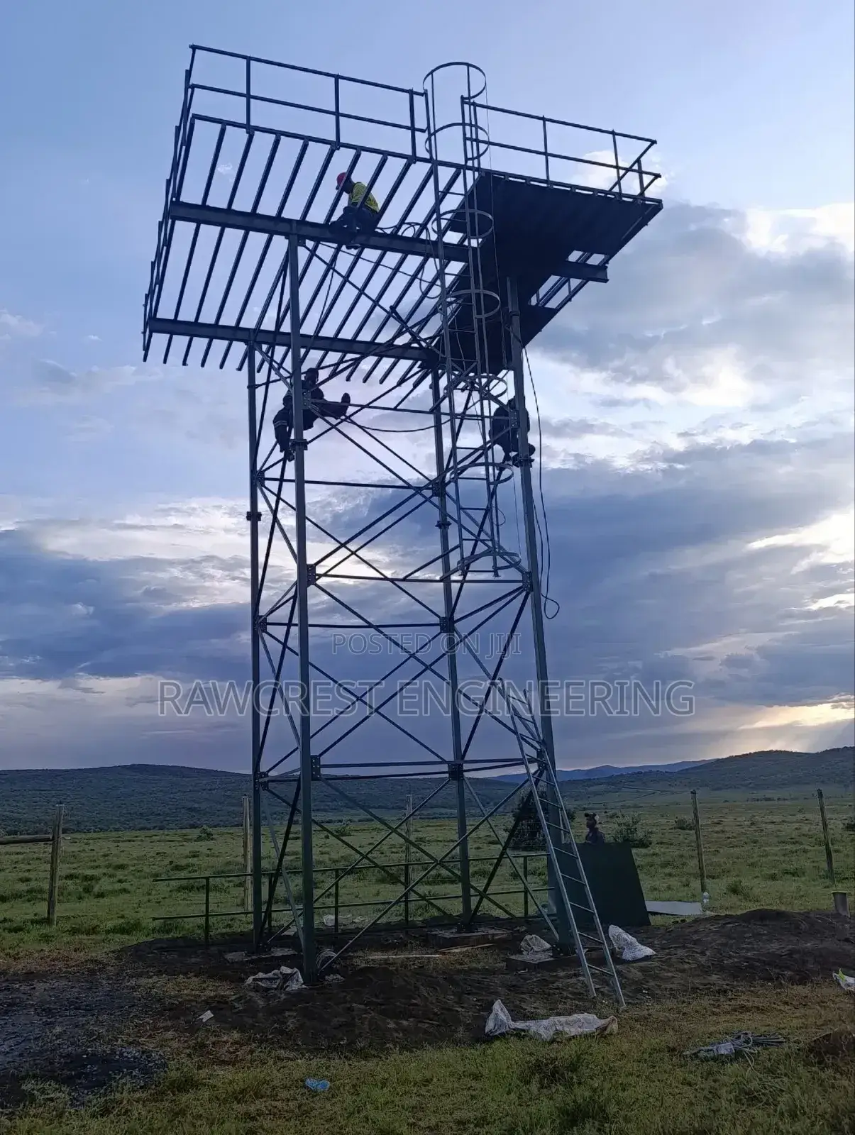 Steel Water Tower Elevation And Fabrication