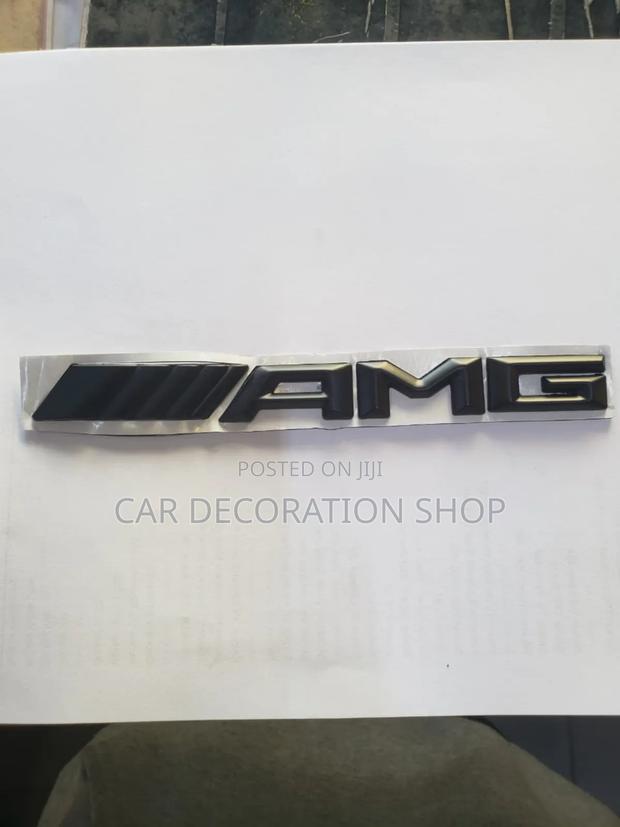 Black Amg Decal Badge