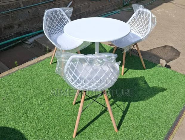 All White Balcony Set