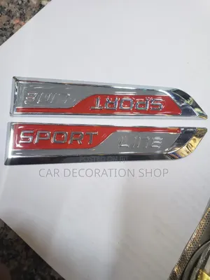 Sport Line Chrome Side Body Decals