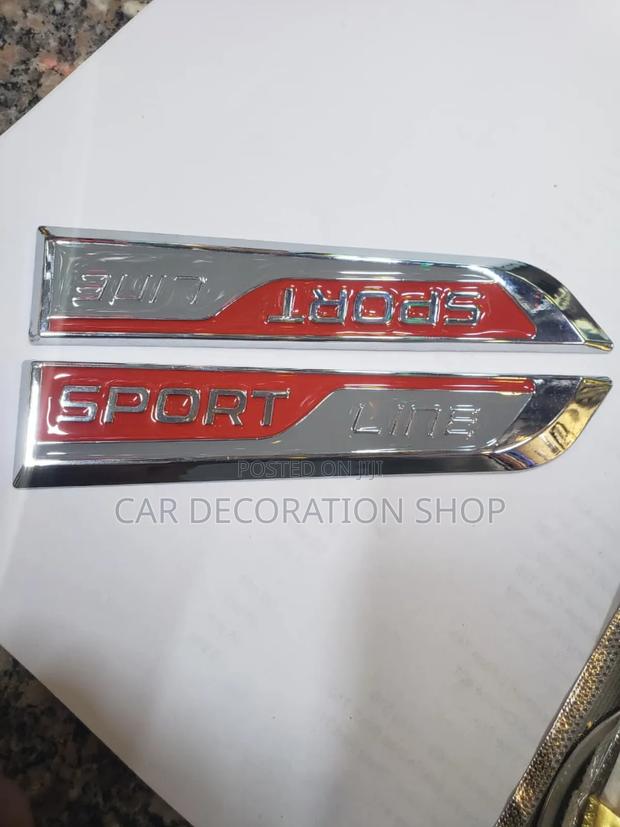 Sport Line Chrome Side Body Decals
