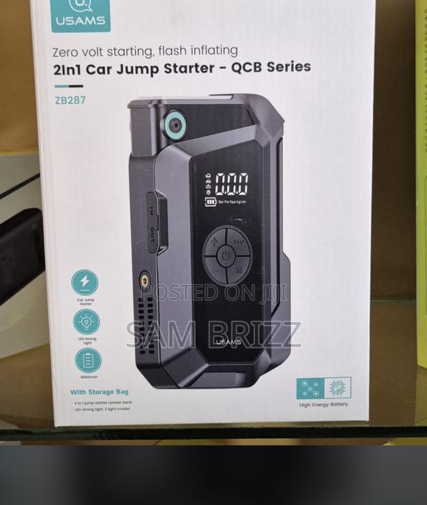 Usams 2in1 Car Jump Starter -QCB Series