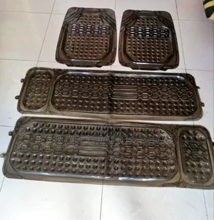 7 Seater Smoked Black Plastic Waterproof Dust Mats