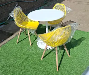 3 Seat + Table Outdoors Set (Yellow Set )