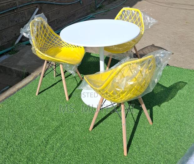 3 Seat + Table Outdoors Set (Yellow Set ) - thumbnail 2