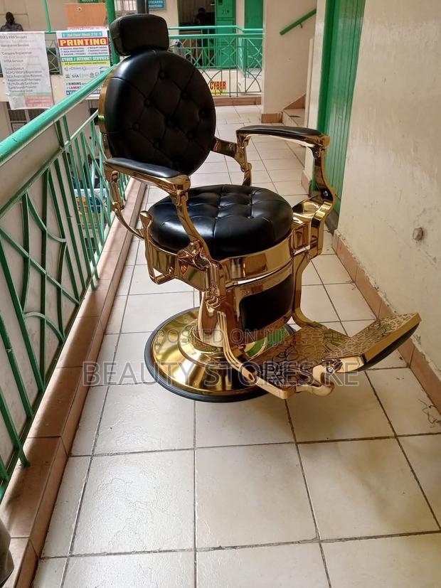 Supreme Gold Hair Barber Chair Vip