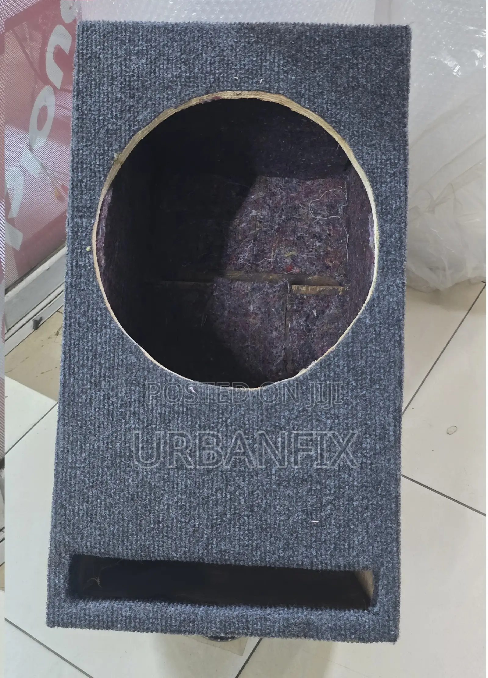 12 Inch MDF Ported/Slotted Tuned Bass Subwoofer Cabinet