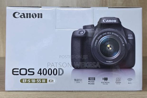Canon Eos 4000d DSLR Camera With Ef-S 18-55 Mm Lens - main view