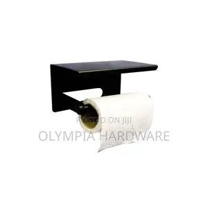 Matte Black Flap Tissue Holder