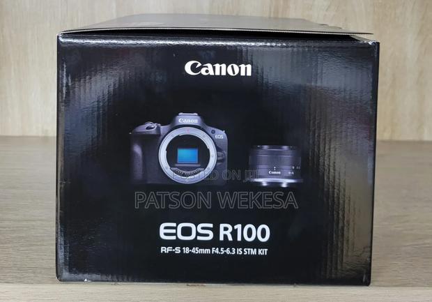 Canon Eos R100 Mirrorless Camera With 18-45mm Lens - main view
