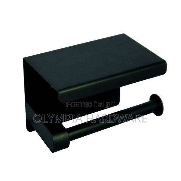 Tissue Holder With Phone Rest