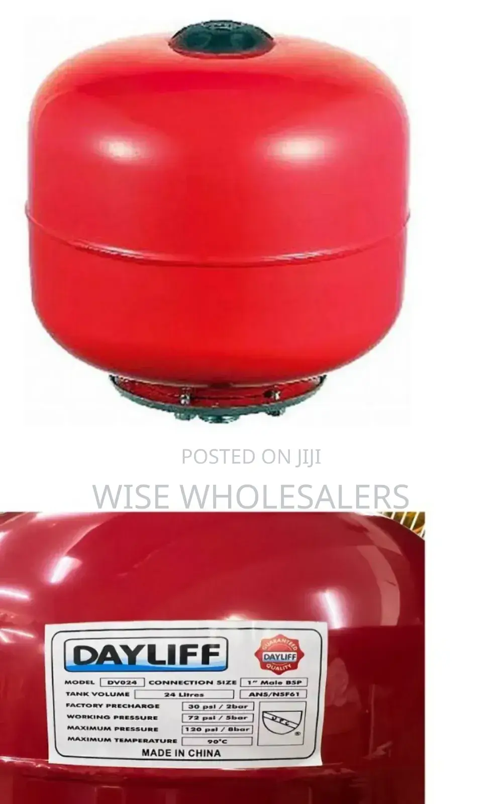 Daylife Pressure Tank  24litres
