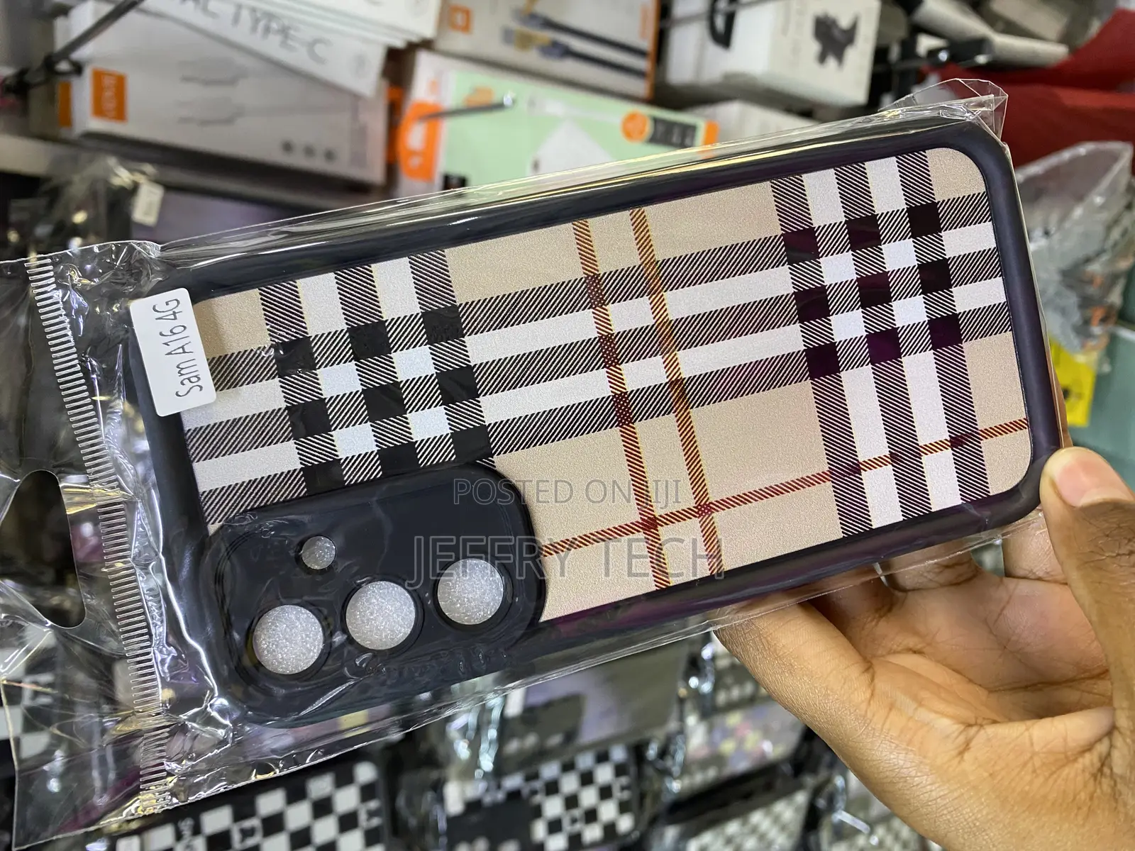 Checkerboard Plaid Tartan Checker for Galaxy A16 4g