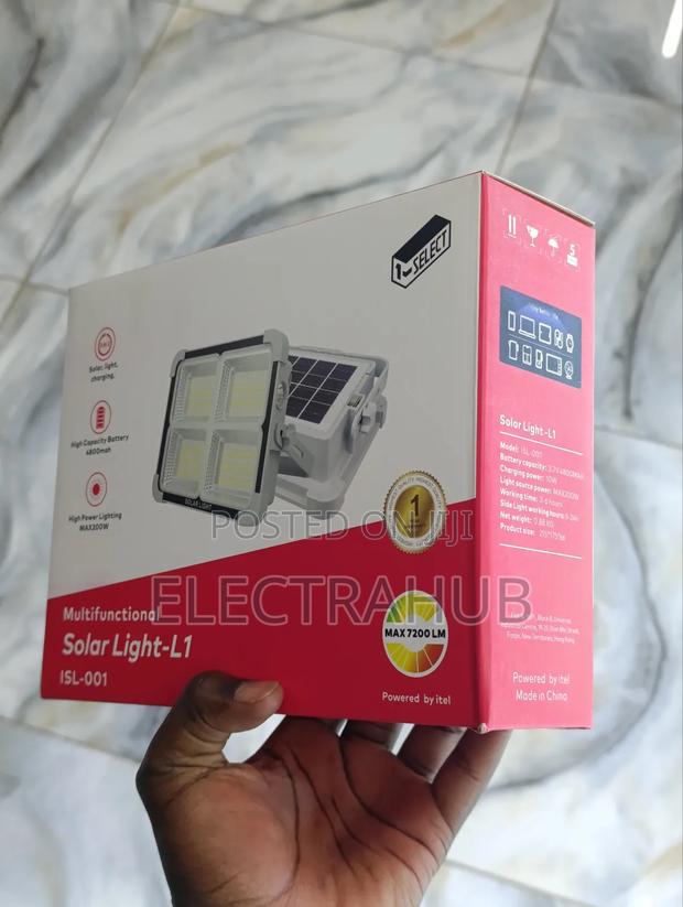 Itel High Power Capacity Solar Light With in-Built Panel - main view