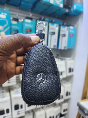 Car Key Fob Case, Genuine Leather Remote Keychain Bag