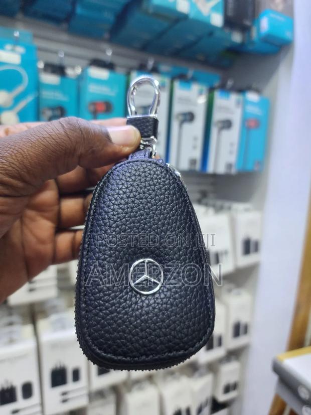 Car Key Fob Case, Genuine Leather Remote Keychain Bag
