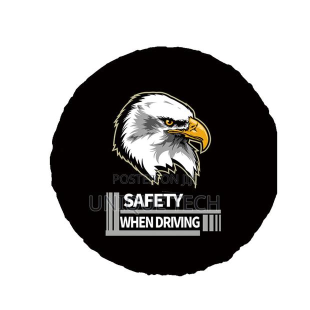 Pvc Spare Tyre Cover – Bold Eagle Design Tyre Cover