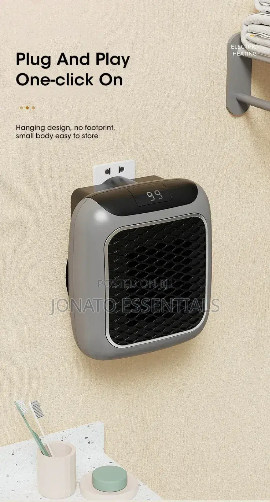 Wall Mounted Mini Heater, Mini Heating Fan