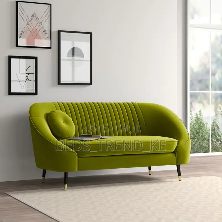 3 Seater Round Arm Curved Loveseat