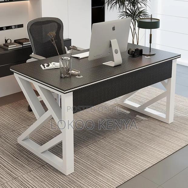 Office Table : Custom-Made Top Wood Office Table - thumbnail 3