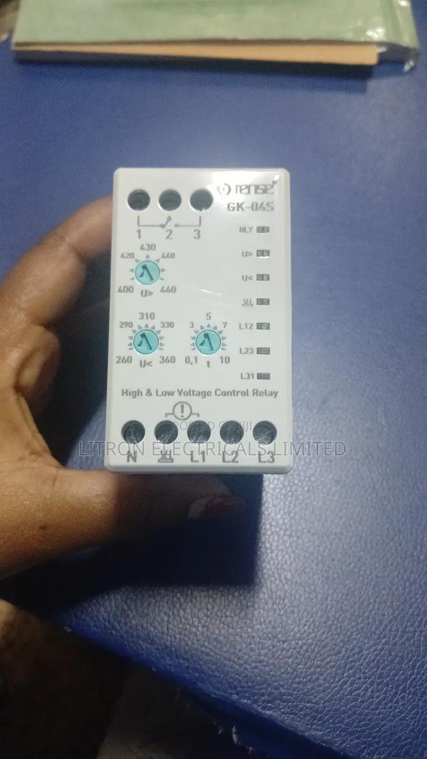 High and Low Voltage Controller - main view