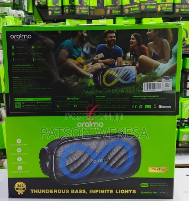 Oraimo Spacebox Pro 80w Supreme Loudness 20hrs Playtime - main view