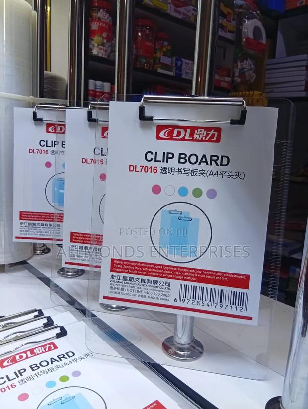 Clip Board- Clear/Plastic/PVC - thumbnail 2