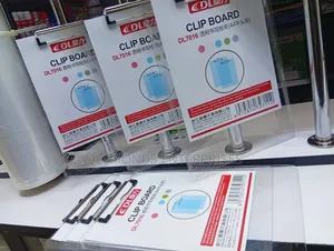 Clip Board- Clear/Plastic/PVC