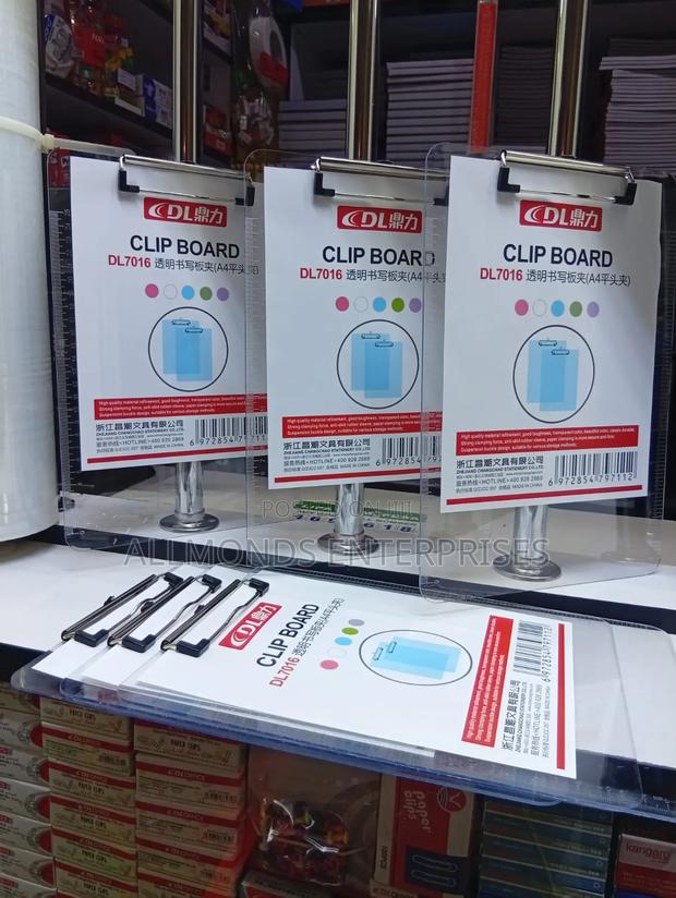 Clip Board- Clear/Plastic/PVC - thumbnail 5