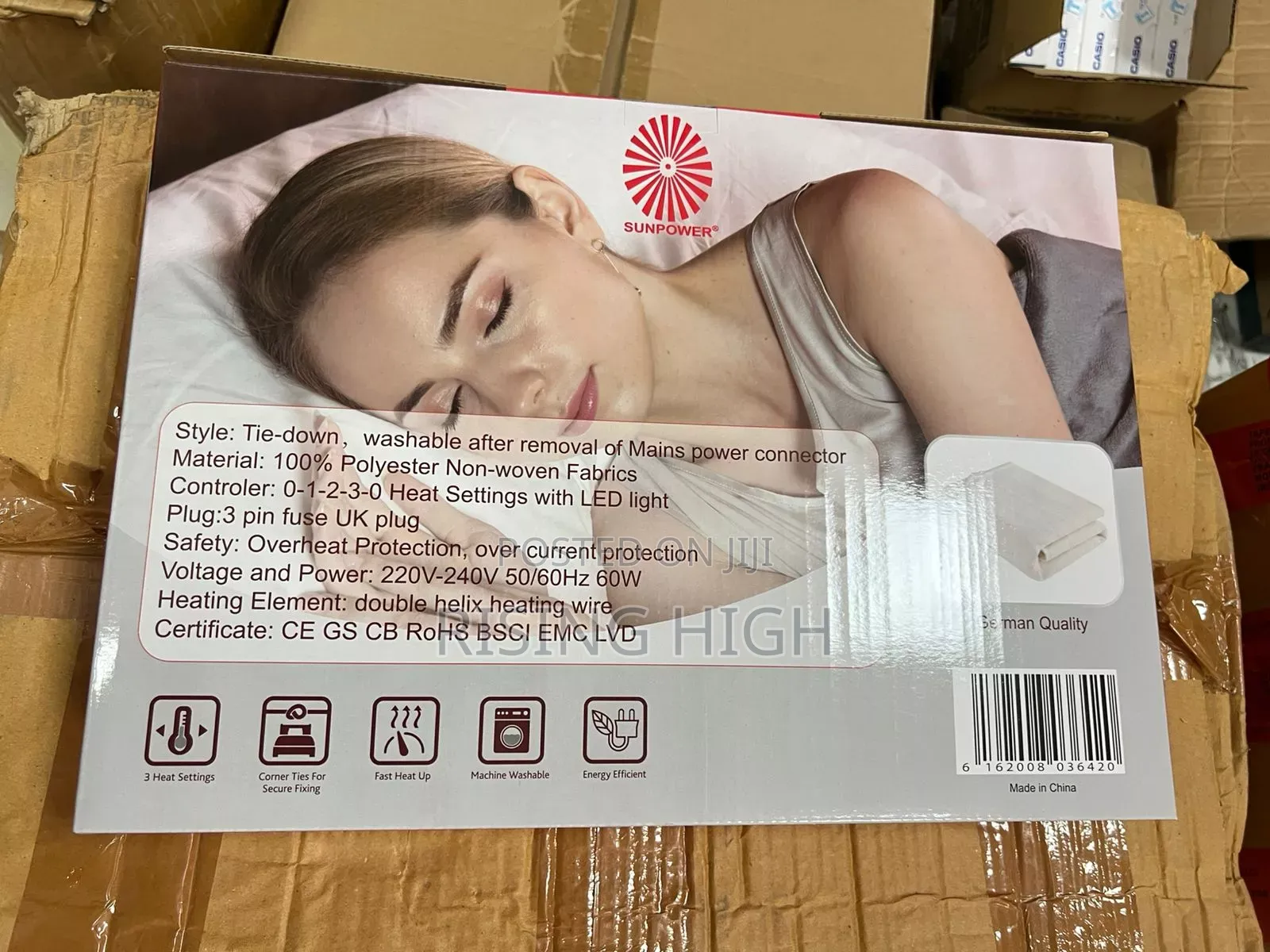Warm Single Electric Blanket – Adjustable Heat