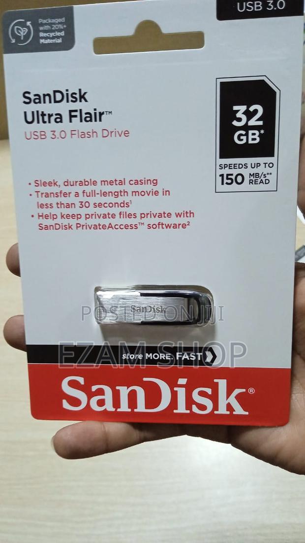 Sandisk Ultra Flair Usb 3.0 Flash Drive 32gb