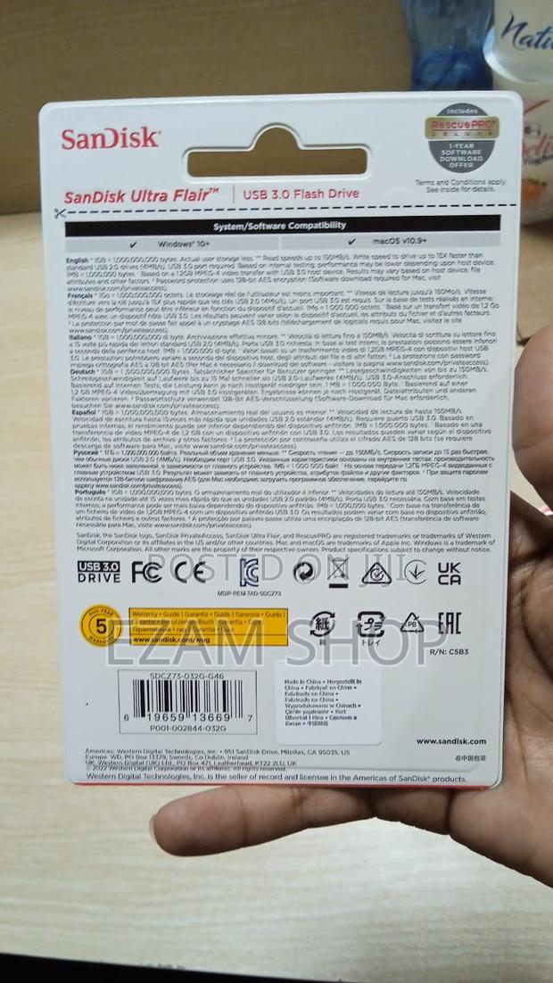 Sandisk Ultra Flair Usb 3.0 Flash Drive 32gb - thumbnail 2