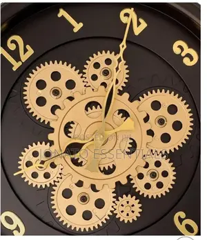 Gear Wall Clock, Modern Home Decor Timepiece 32.5cm