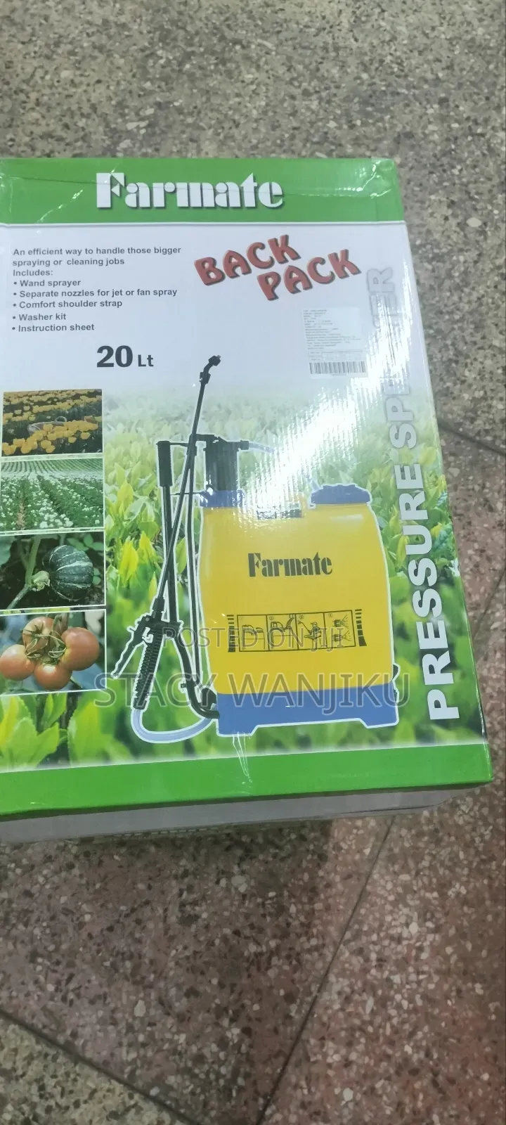 Farmate Knapsack Sprayer/ Knapsack Sprayer Machine,20l
