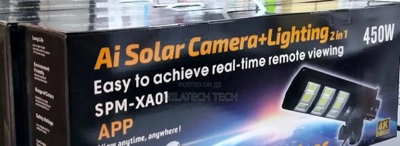 Ai Solar Camera + Lighting 2 in 1 450w Street Light
