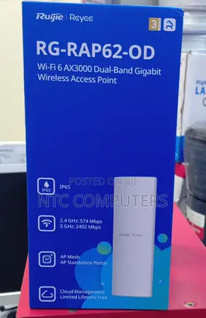 Rg-Rap62-Od, Ax3000 Wi-Fi 6 Indoor/Outdoor Versatile Access