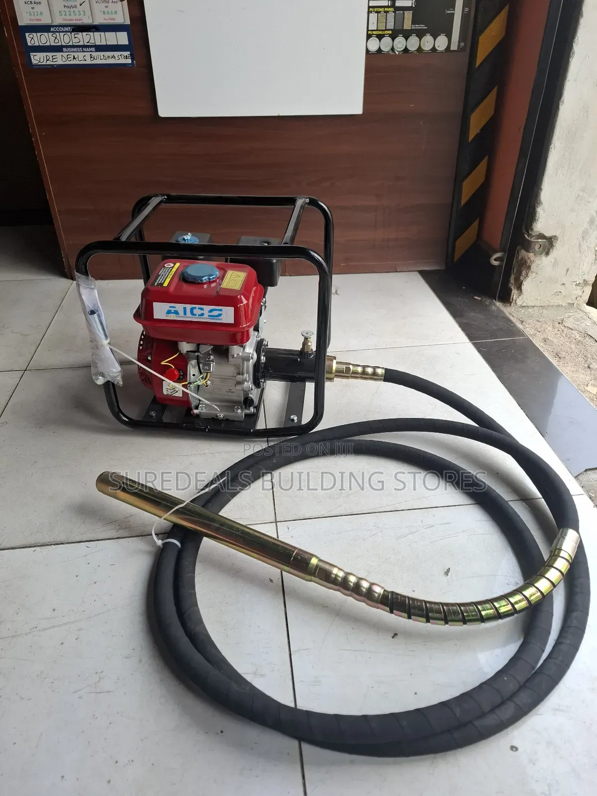 Aico Concrete Vibrator With 45mm Poker Shaft.