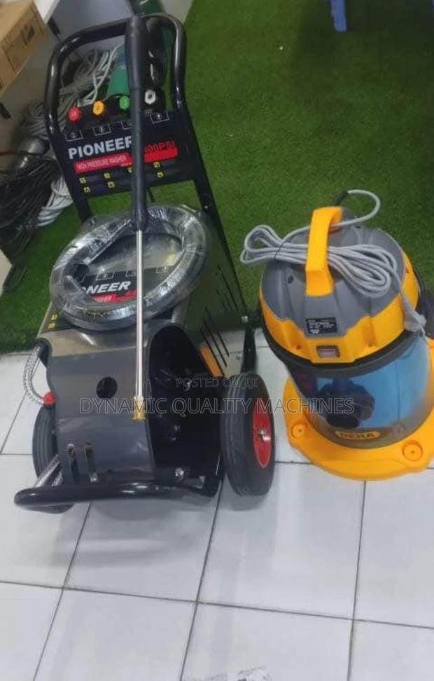 4400psi Electric Car Washer and 20litres Vaccum Cleaner
