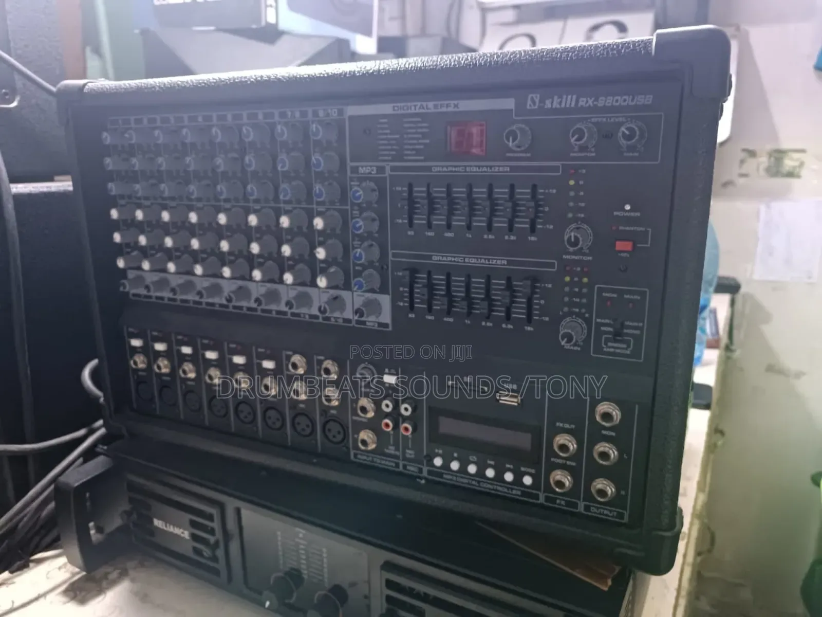 Skill Rx 8800usb Powered Mixer