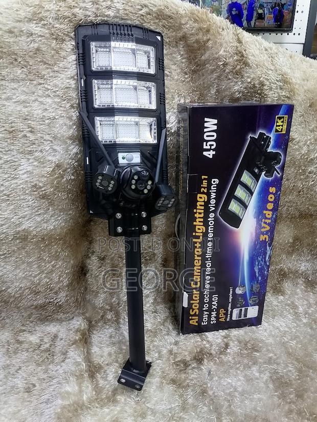 New Street Light Wifi Lamp With CCTV Camera - 450w - main view