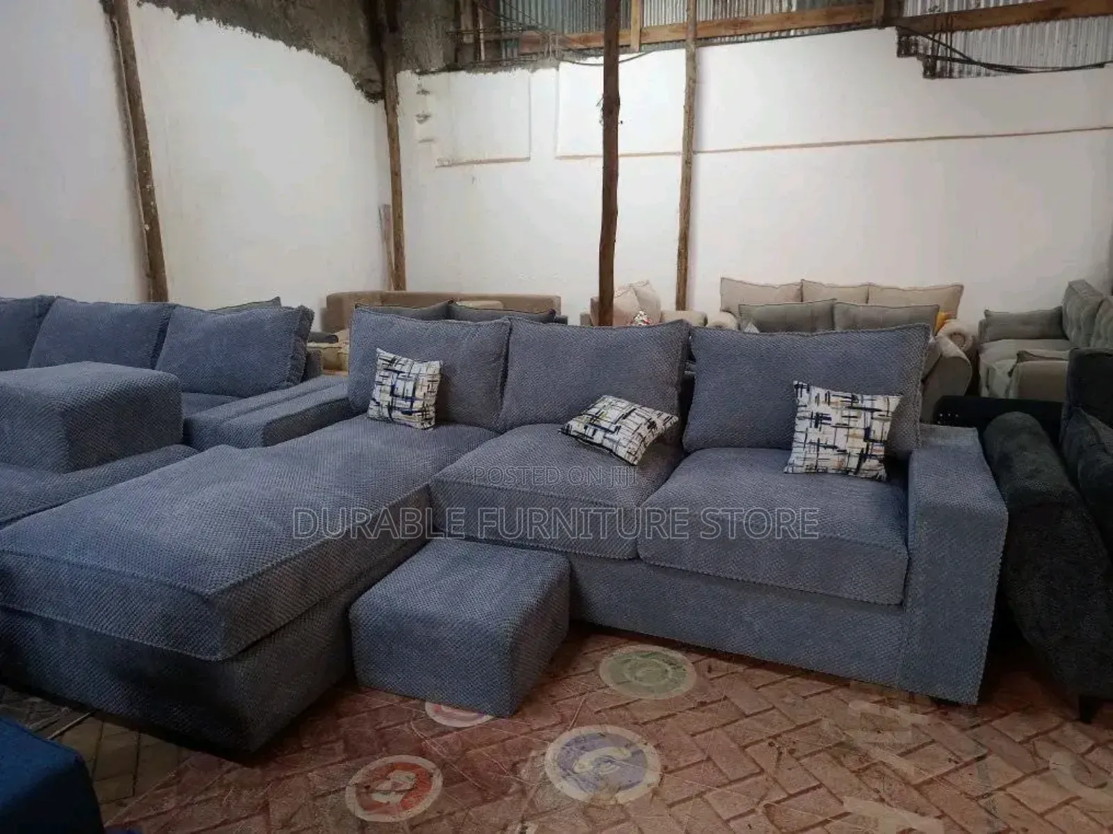 6 Seater Bubble Fabric