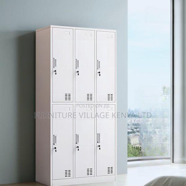 Office Locker:Office Storage Locker With 6-Wide Compartments - thumbnail 2