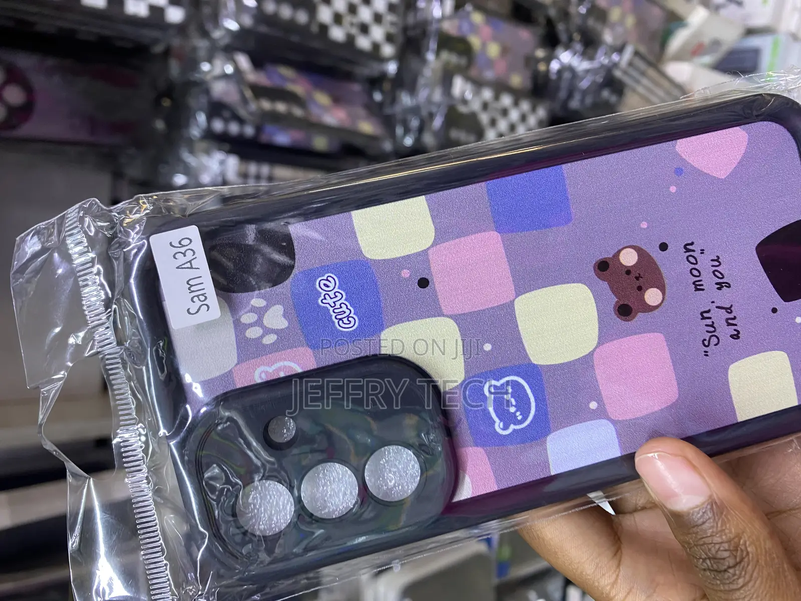 Mxfdegf Samsung Galaxy A36 Wow Tartan Print Cover