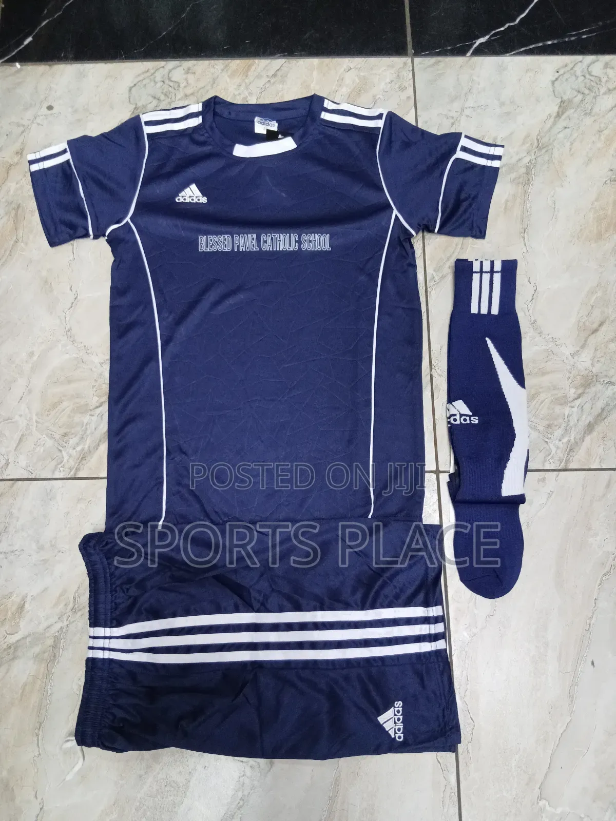 Kids Plain Team Uniforms With Socks