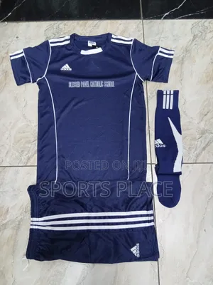 Kids Plain Team Uniforms With Socks