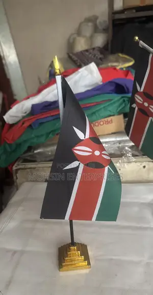 Kenya Small Desk Flag for Sale